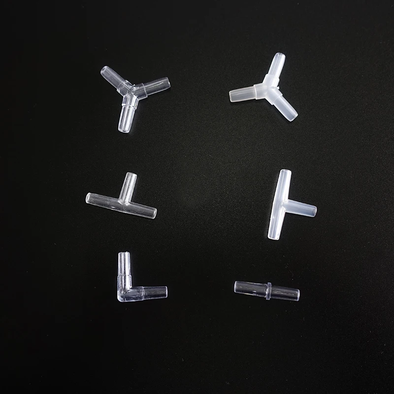 

5Pcs 2-Way T-way 3-way Accessories Plastic Aquarium Fish Tank Air Pump Line Tubing Joints Connectors Air Pump Tube Accessories