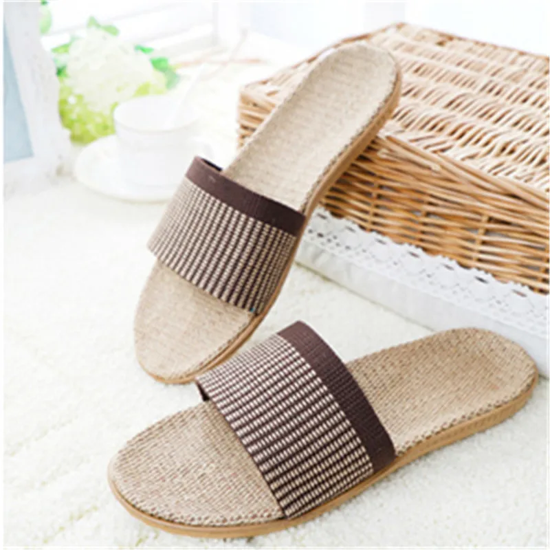 Женские домашние тапочки летние Нескользящие шлепанцы для спальни дома женские