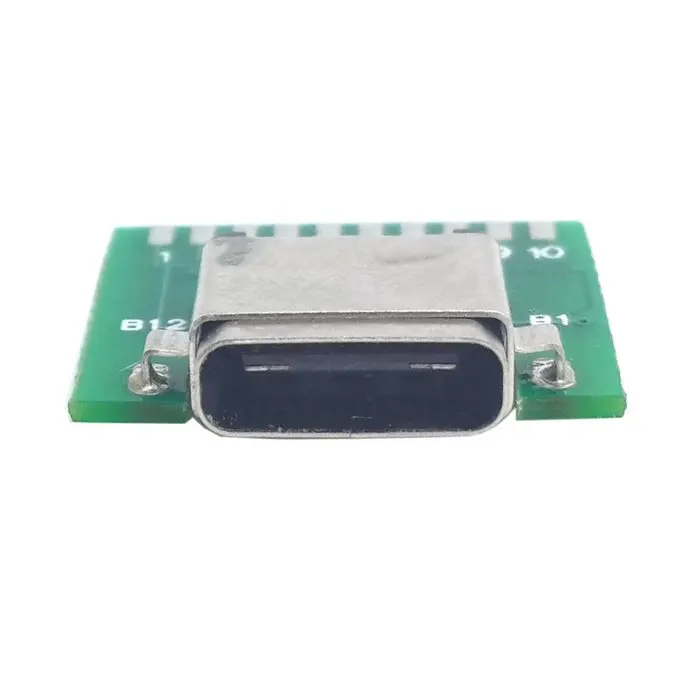DIY 24pin USB 3 1 Тип C гнездовой разъем типа SMT с адаптером ПК | Компьютеры и офис