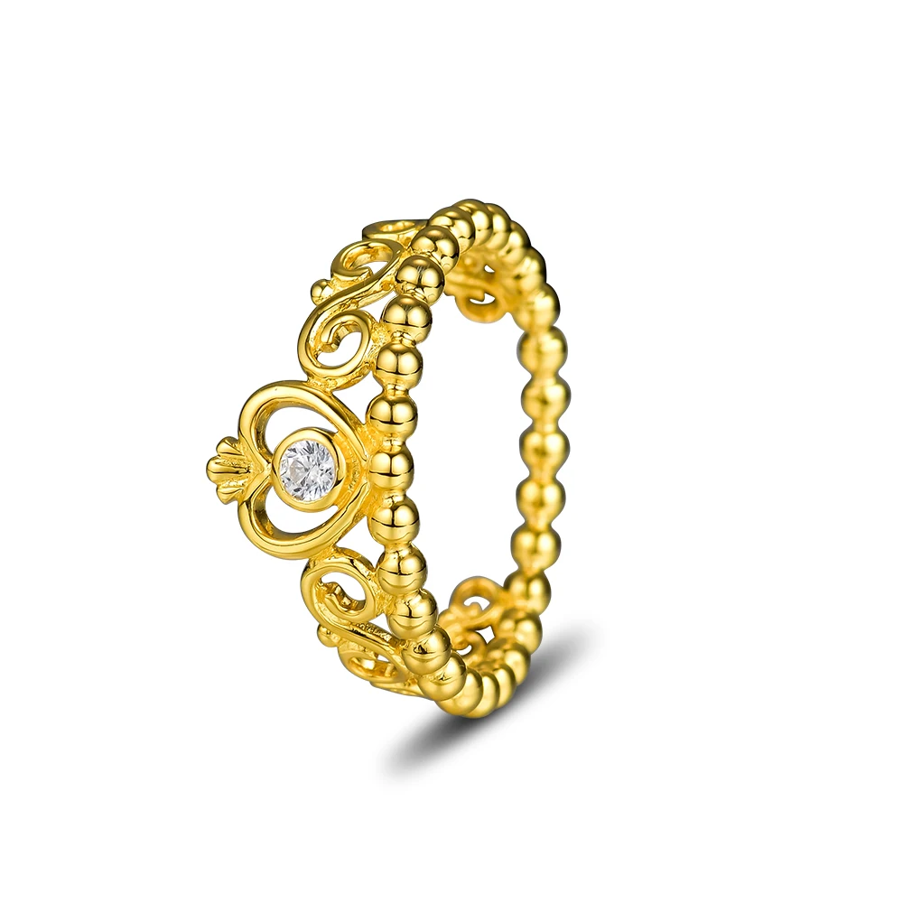 925 Sterling Silver Rings for Women My Princess Tiara Shine Ring Party Wedding Jewelry Gift anillos bague Wholesale | Украшения и