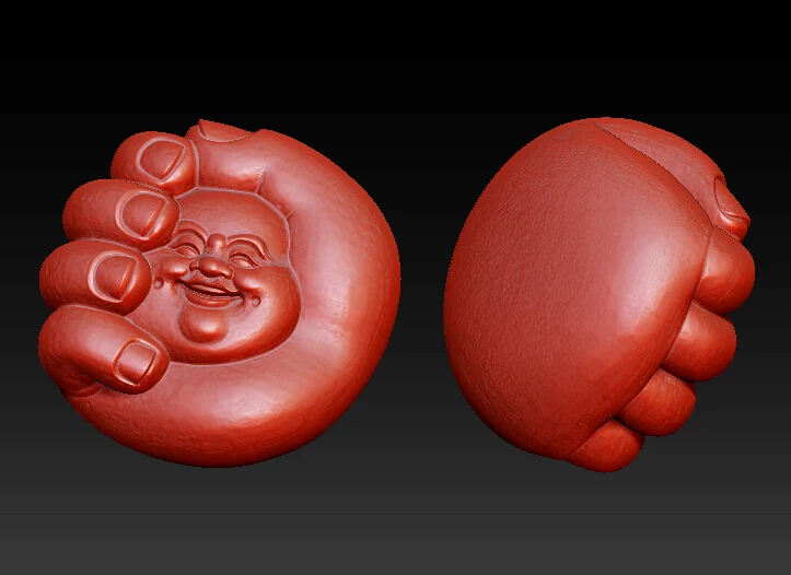 

3D модель для ЧПУ 3D резная фигура скульптура машина в формате STL файл ладони Будды