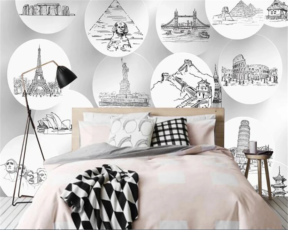 Обои в европейском стиле для украшения семьи 3D фон Европейском Настенная картина