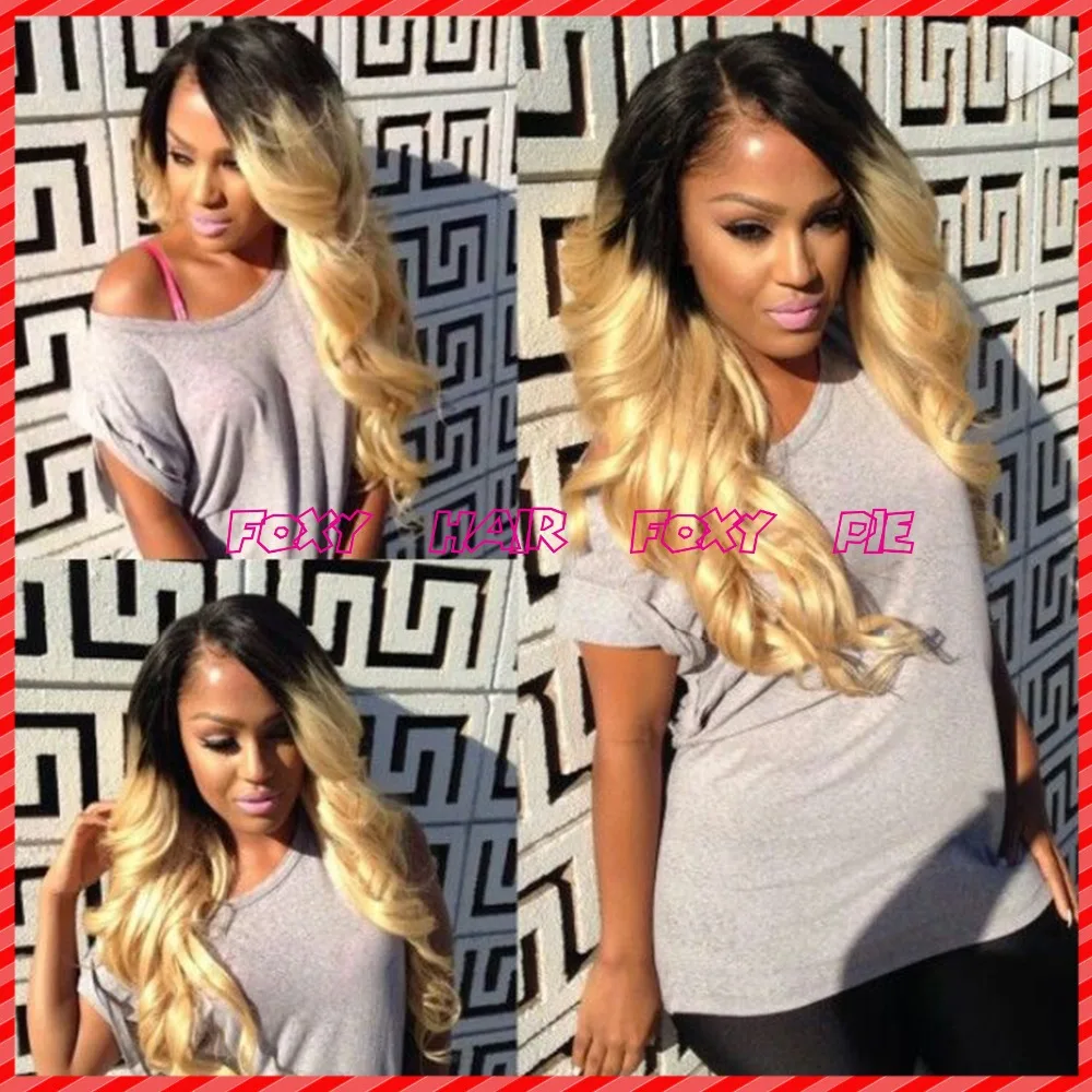 blonde wigs dark roots