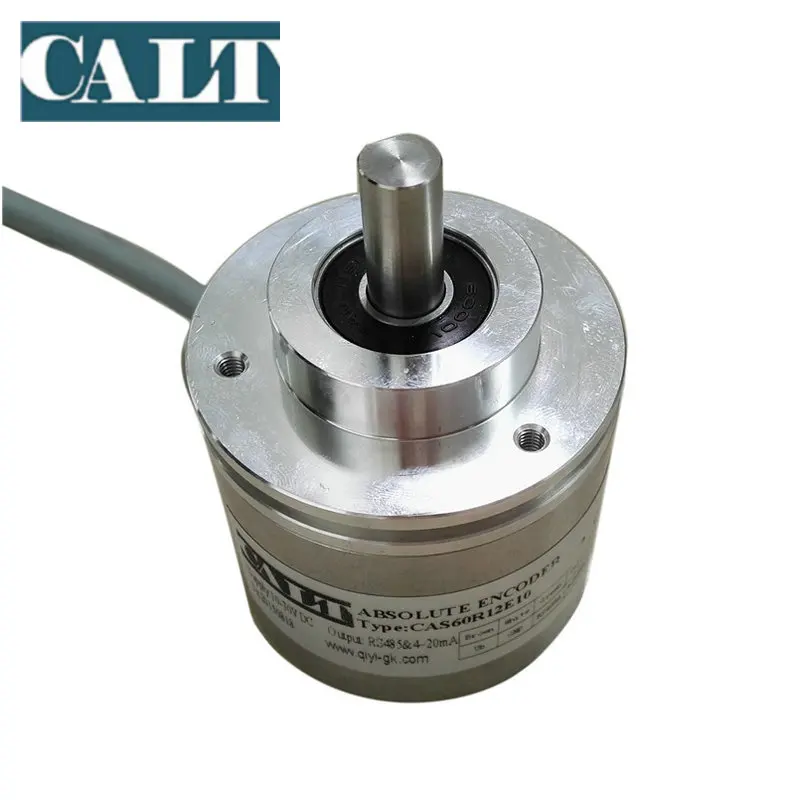 CAX60 Encoder Belt Solid Shaft 4-20mA and RS485 Dual Output Multi-turn Absolute Rotary Encoder