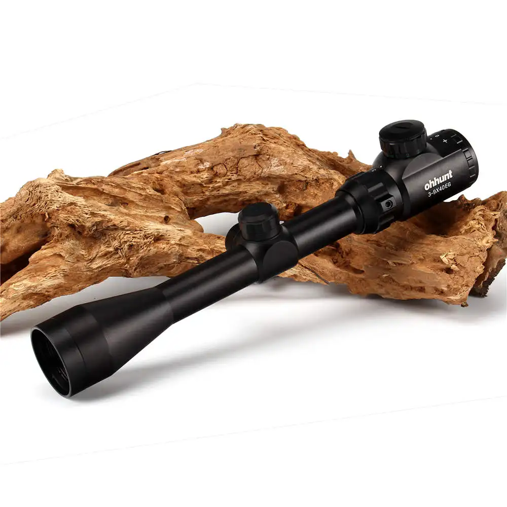 Ohhunt 3-9X40 дальномер Сетка Красный Зеленый с подсветкой прицел охотничий арбалет прицел для. 177. 22 калибра пневматические пистолеты