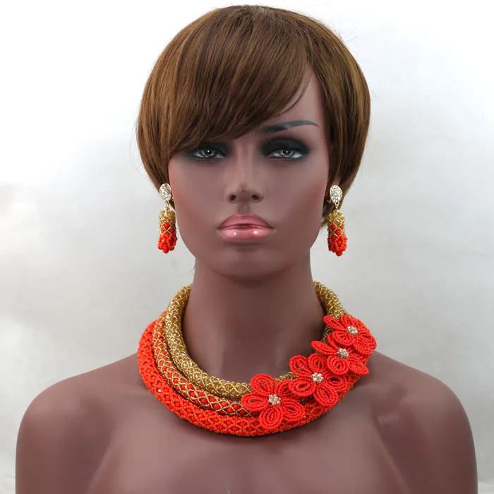 2017 великолепные африканские бусины цвета шампанского популярные нигерийские