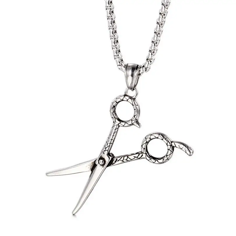 Мужские подвески в стиле хип хоп из нержавеющей стали|scissor pendant|jewelry necklace pendantsjewelry