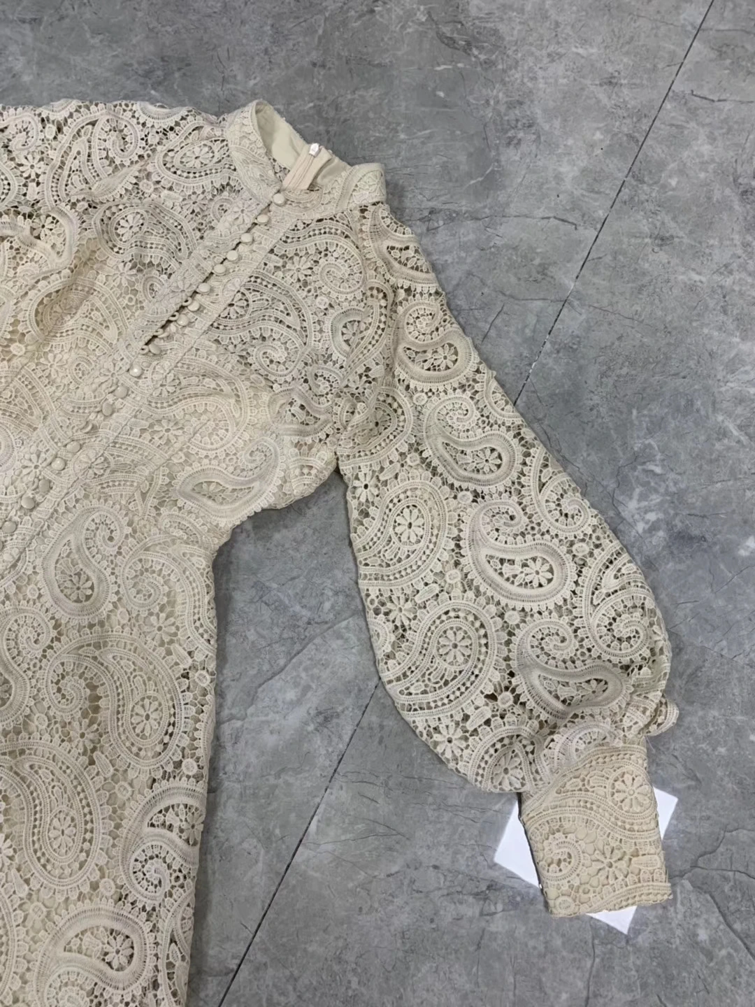 summer women hollow lace dress holiday dress