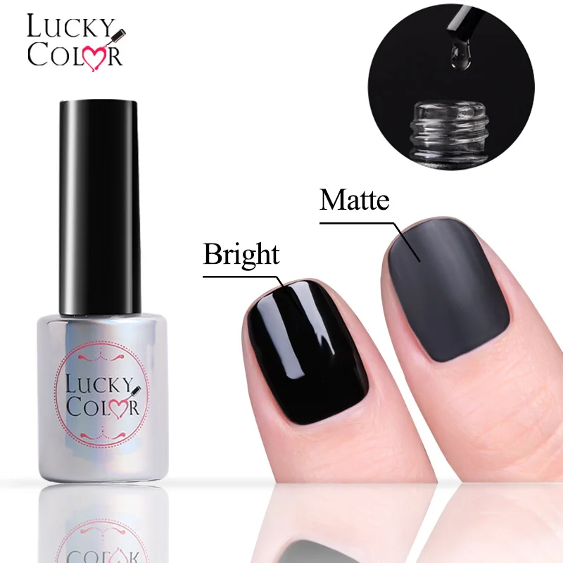 Матовый Гель лак для ногтей верхнее покрытие матовый эффект маникюрный УФ