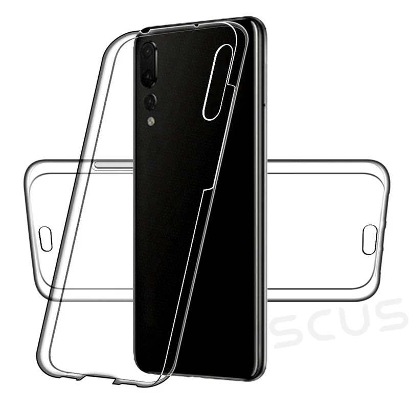 Двойной силиконовый чехол для Huawei P20 P10 P30 P40 Lite E Mate 10 20 Honor 9C 10i 20S 8S 8A P Smart 2019 Y5 Y6
