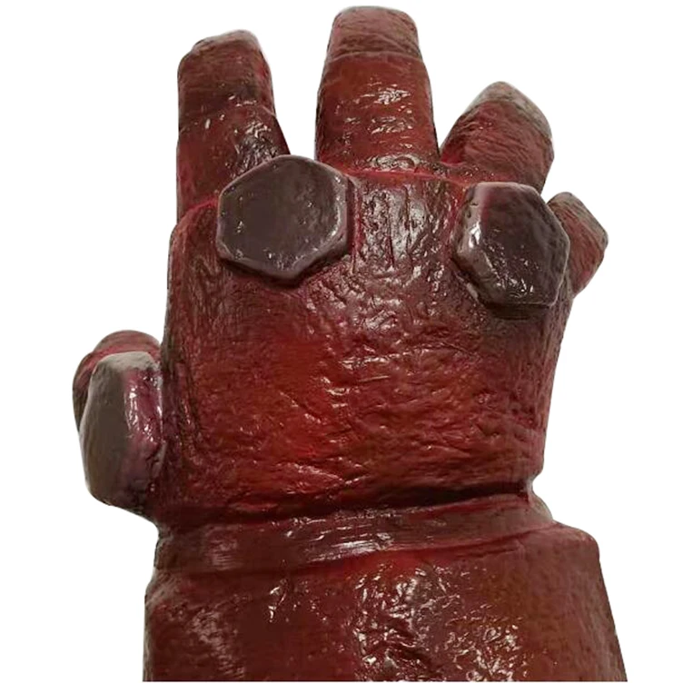 Маска Hellboy для костюмированной вечеринки из латекса на Хэллоуин | Тематическая