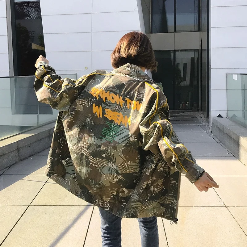 Женские куртки бомберы камуфляжные военные тактические в японском стиле