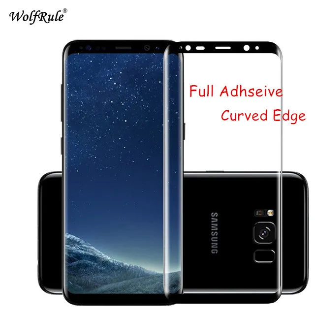 3D закаленное стекло с полным клеем для samsung Galaxy S9 Plus изогнутая Защитная пленка