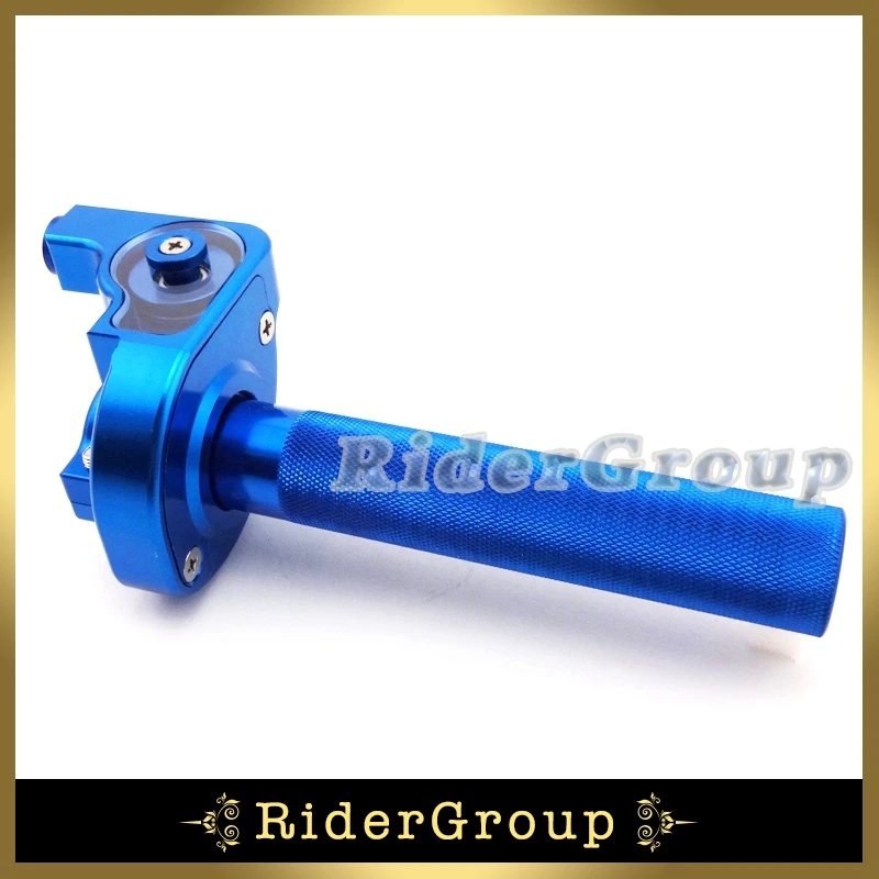 Мотоцикл поворотная ручка синяя дроссельная заслонка для CR 80 CR85 CR125 CR250 CR500 YZ100 YZ125
