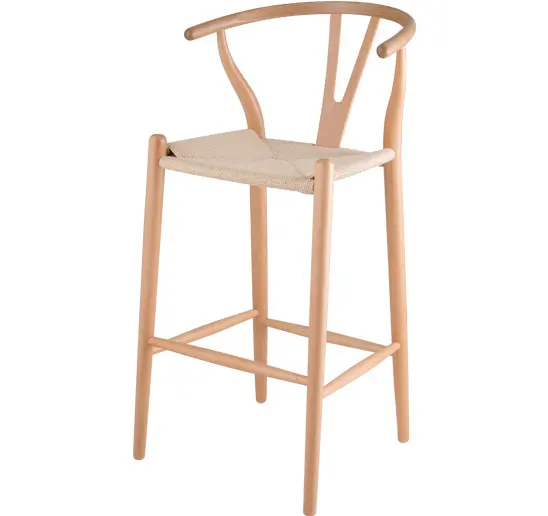 Мебель для столовой барный стул современный и твердый деревянный обеденный