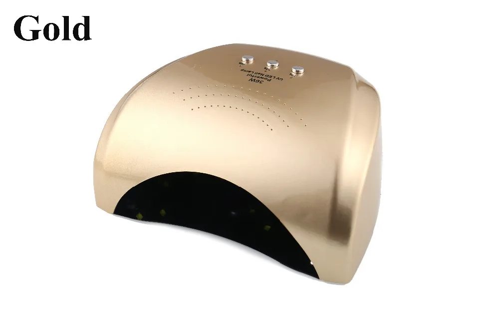 Сушилка для ногтей с автоматическим датчиком 36 Вт УФ светодиодная лампа салона