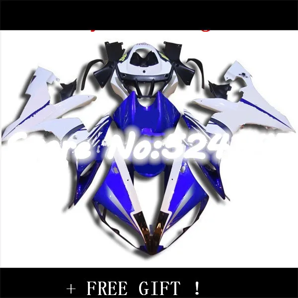 

YZF R1 04 05 06 Белый Синий Корпус комплект обтекатель для YZF 1000 2006 YZF R1 2005 YZFR1 2004 2005 2006
