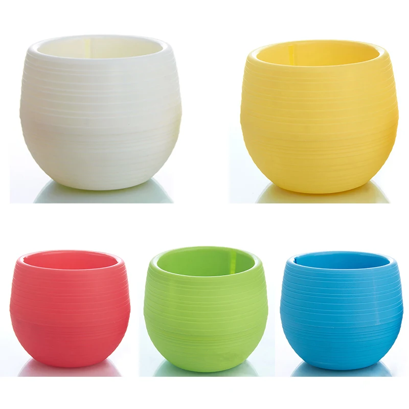 1 шт. Пластик Радуга камень таблетки цветочные горшки для висячих суккуленты