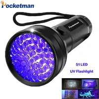 uv flashlight black light 9 12 21 51 led 395 nm ultraviolet torch blacklight detector for dog urine pet stains and bed bug z50