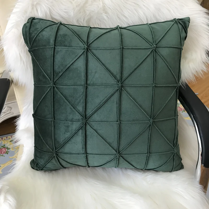 Замшевые Декоративные наволочки для дивана домашний декор|Наволочки| |