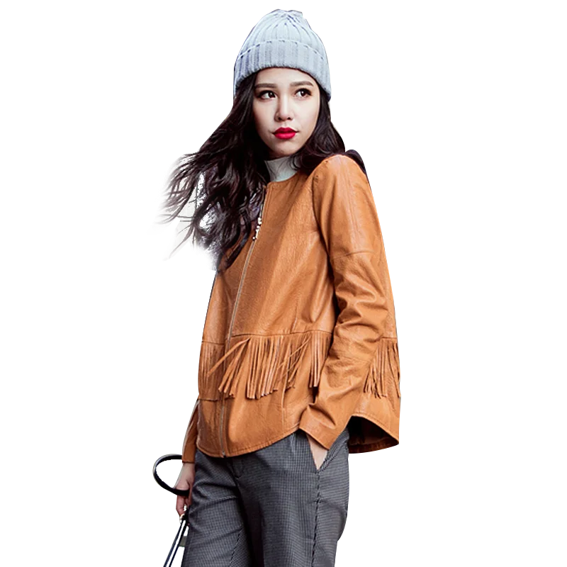 Куртка женская из натуральной кожи 2019|Кожаные куртки| |