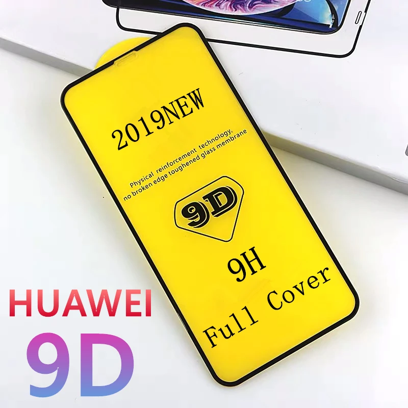 Закаленное стекло с полным покрытием для Huawei Honor V8 V10 V9 Play V20 защитная пленка
