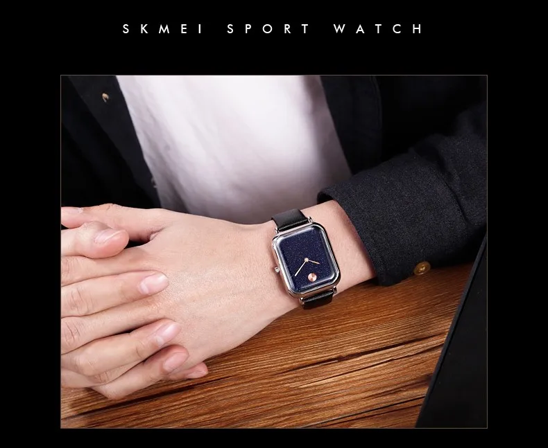 SKMEI Fashion Casual Watch Men Quartz Wristwatches 30M Waterproof Luxury Women Quartz Watches relogio masculino 9187