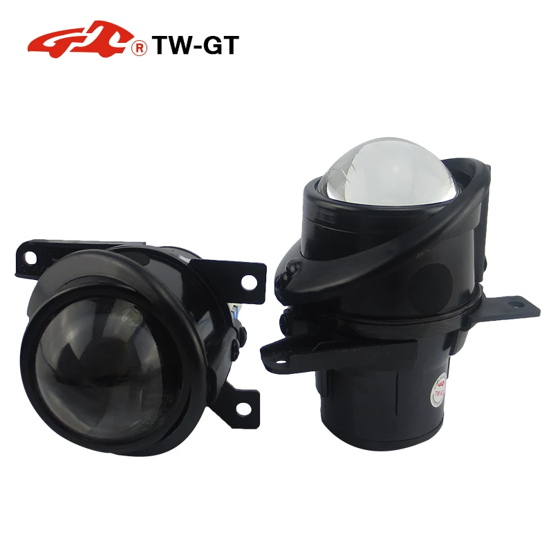 TW GT стайлинга автомобилей 2 5 дюймов bi xenon hid противотуманные лампы проектора