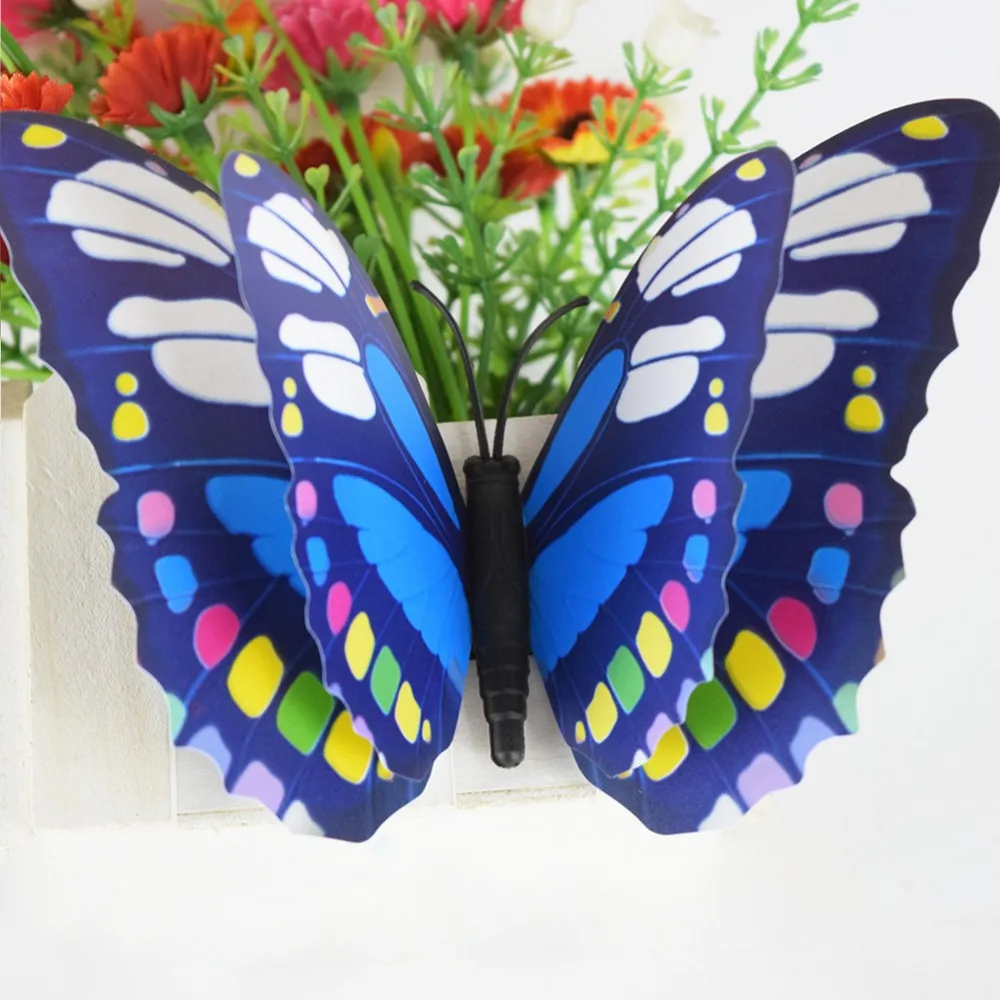 15 см Art Design Наклейка Декора Дома Стикера Стены Номера Украшения 3D Бабочки | Дом и