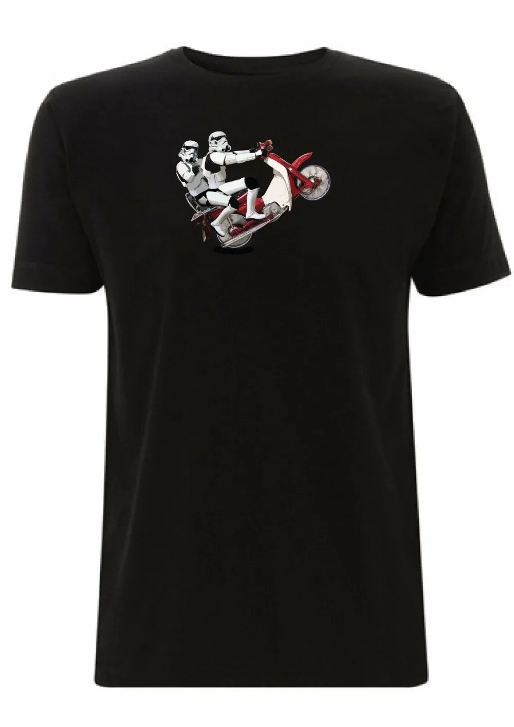 C90 Stormly Trooper T Shirt Cub Super Wars Inspired Star Scooter 90S Ride 2019 Designs Mens Summer Stranger Things Shirts | Мужская