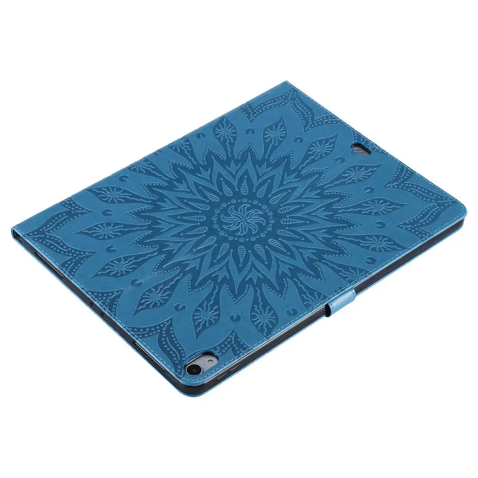 Для iPad Pro 12,9 дюйма релиз чехол 3D Подсолнух тисненый модный флип-чехол Подставка для A1870 A1895 a1983a2014 funda+ пленка