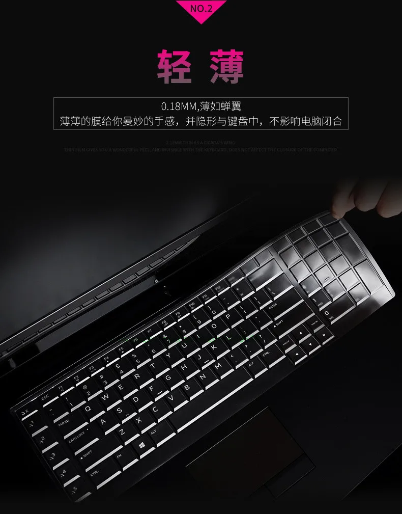 Защитный чехол для ноутбука Dell Alienware 17 R3 прозрачная клавиатура из ТПУ M17 M15 Gaming 17r5