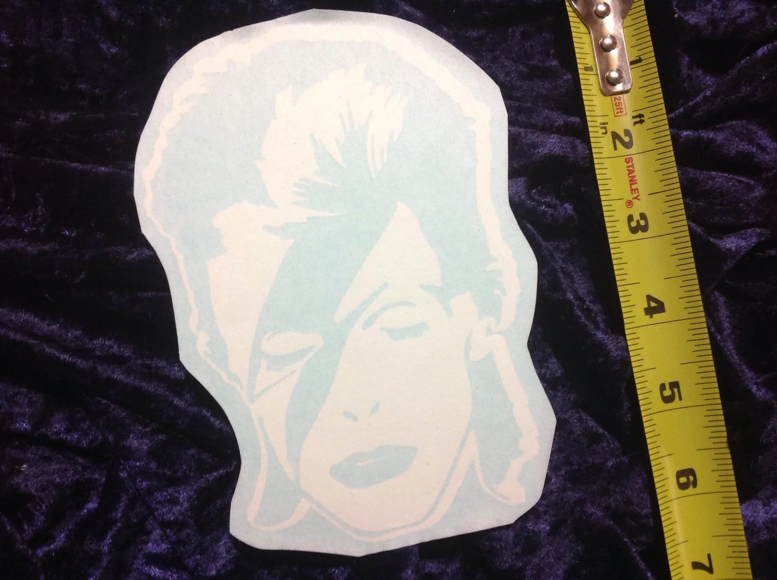 David Bowie США виниловая наклейка на оконное стекло анонимным # Дэвид Боуи 15x10cm |