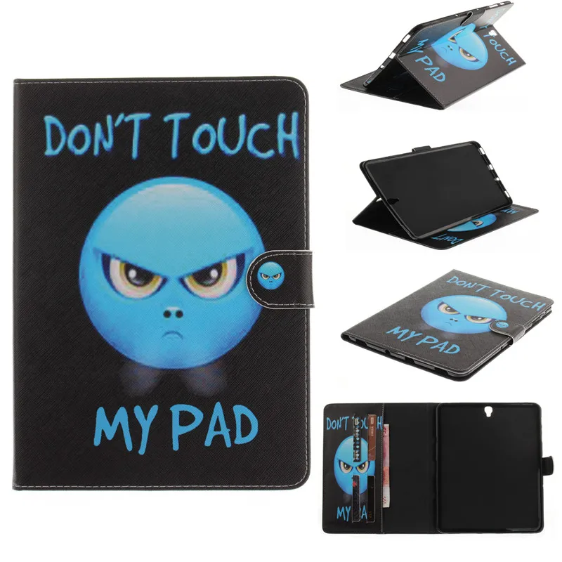 Новое поступление для samsung Tab S3 T820 T825 Чехол Smart окрашенный Funda Galaxy 9 7 SM чехол