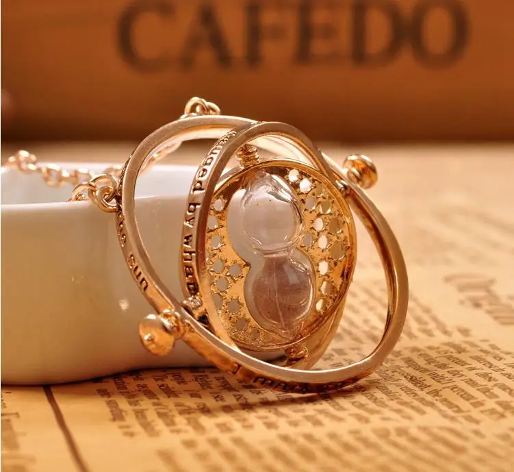 Ожерелье time turner винтажная подвеска с песочными часами Гермиона Грейнджер для женщин леди девушка оптом 0131