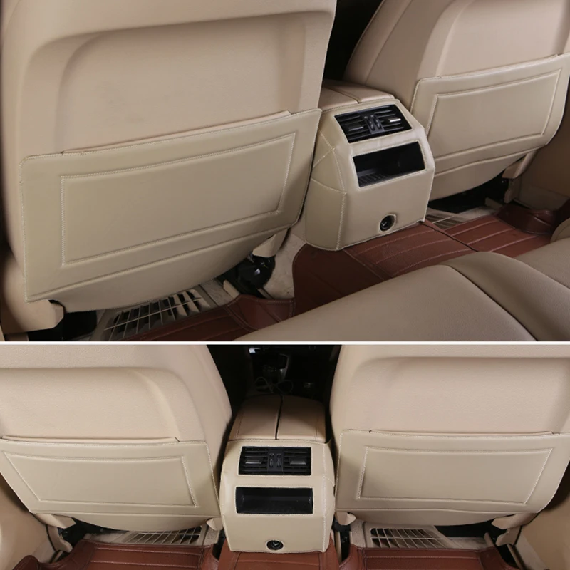 3 шт. кожаные чехлы для задних сидений BMW X5 E70 F15 X6 E71 13 18|Автомобильные