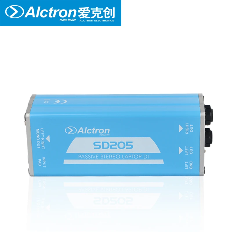 Alctron SD205 пассивная прямая коробка стерео ди-бокс преобразователь
