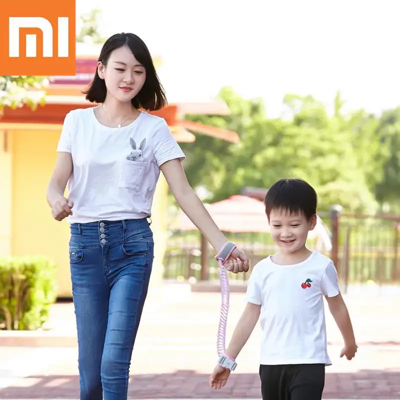 Новое поступление, Xiaomi mijia, 2 м, анти-потеря, ремешок, браслет, безопасность, регулируемый, для детей, тяговый трос, браслет 5