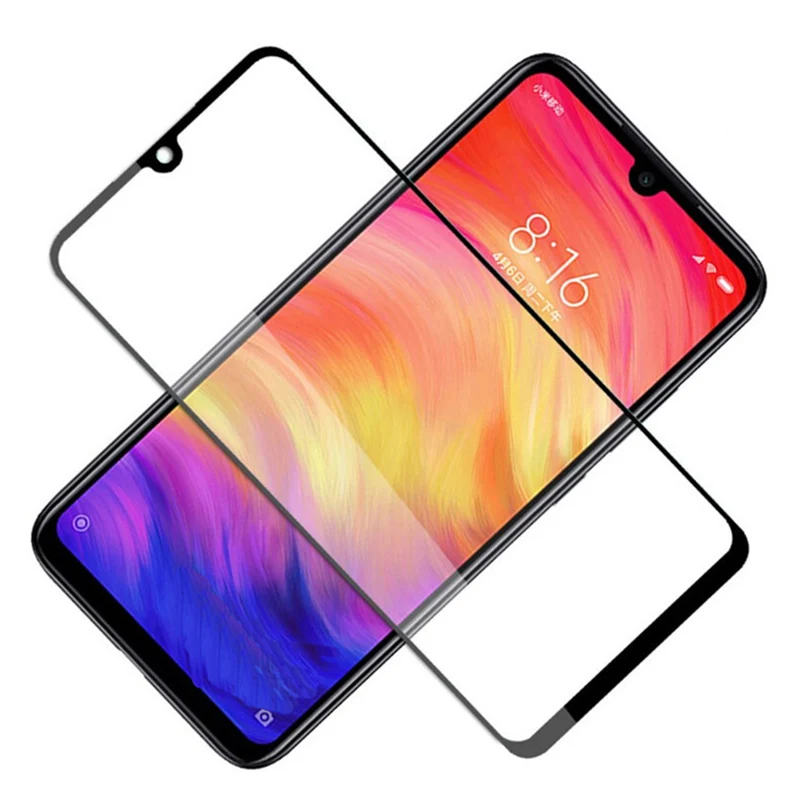 Защитное стекло 2 в 1 для Xiaomi Redmi Note 7 6 Pro красная Защитная пленка объектива камеры mi