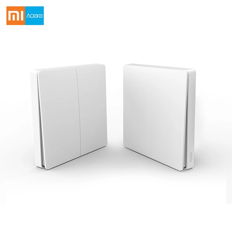 Оригинальный умный выключатель Xiaomi Aqara беспроводной настенный ZiGBee с управлением