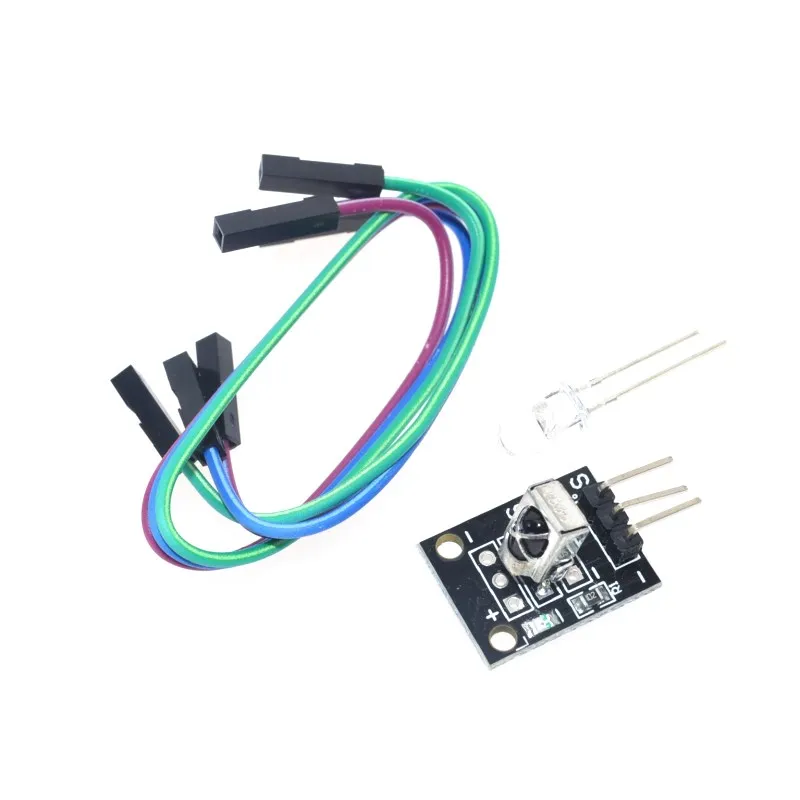 1LOT Infrared IR Wireless Remote Control Module Kits DIY Kit HX1838 For Arduino Raspberry Pi | Электронные компоненты и