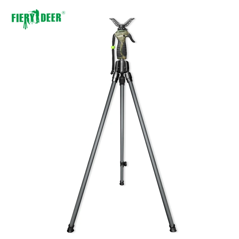 FieryDeer DX-004-02Gen4 180 см триггер Twopod камеры прицелы бинокль охотничья палка палки - Цвет: gray leg