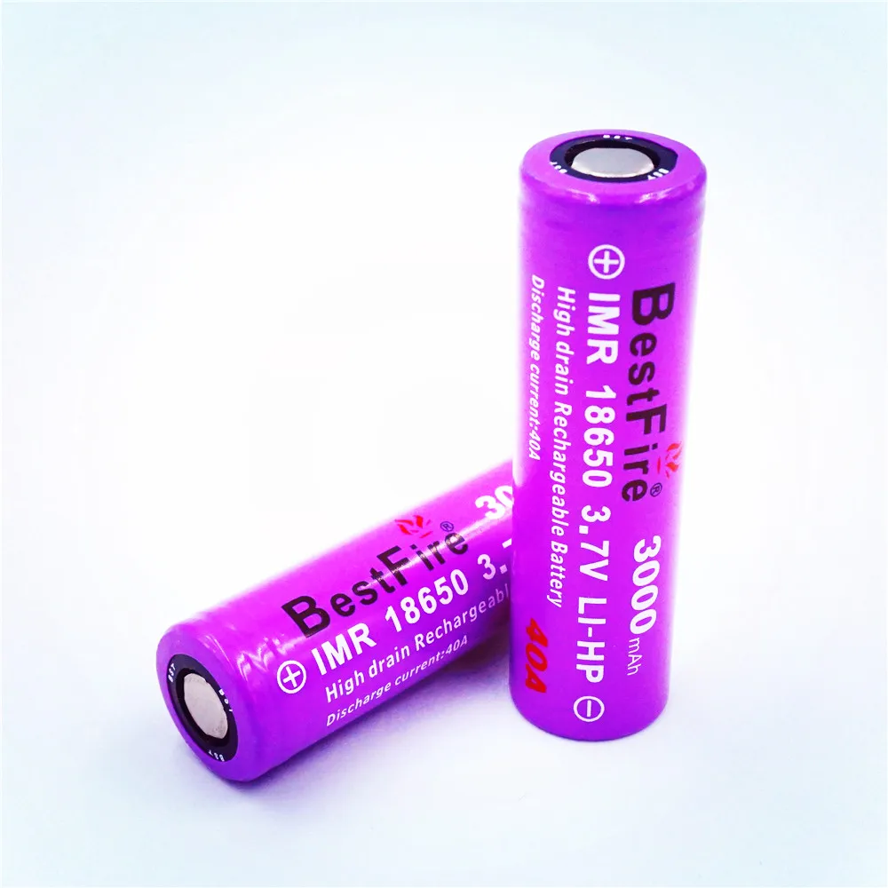 4 шт. Bestfire 18650 3 7 V 40A литий-ионная аккумуляторная батарея 3000mAh для SMOK Alien I PRIV Box Mod Kit