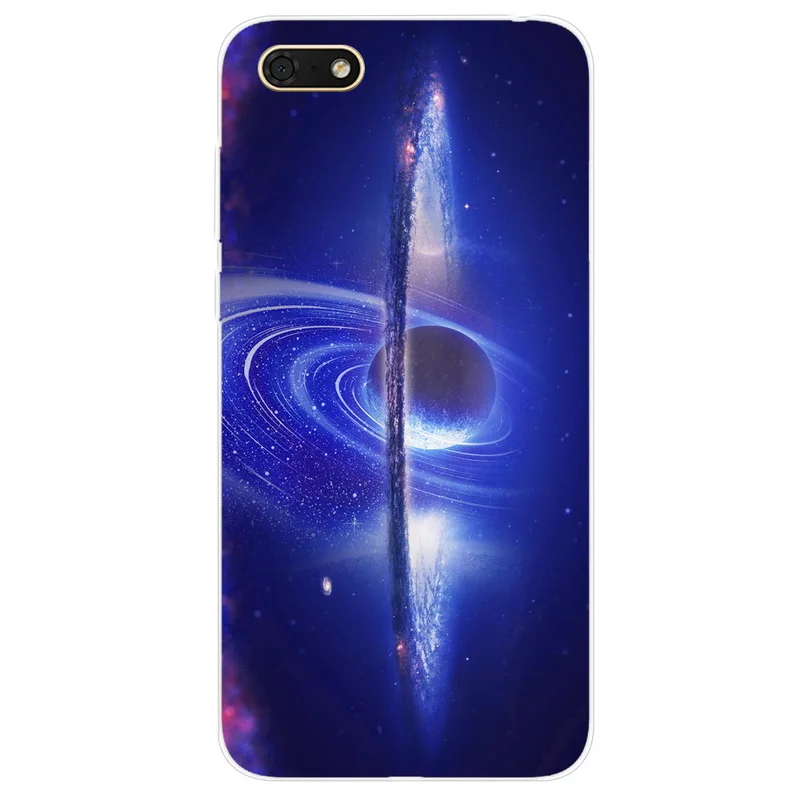 Силиконовый чехол для Huawei Y5 Lite 2018 мягкая задняя крышка с художественным принтом