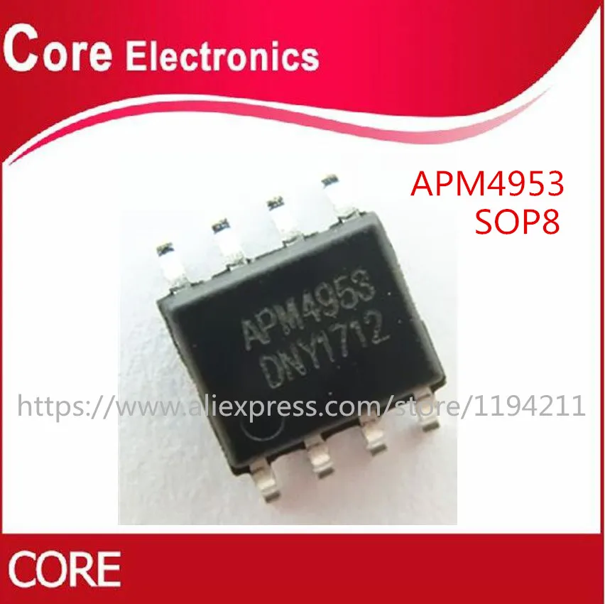 100 шт./лот Новый APM4953 4953 Двухканальный режим повышения MOSFET SOP 8|Интегральные схемы| |