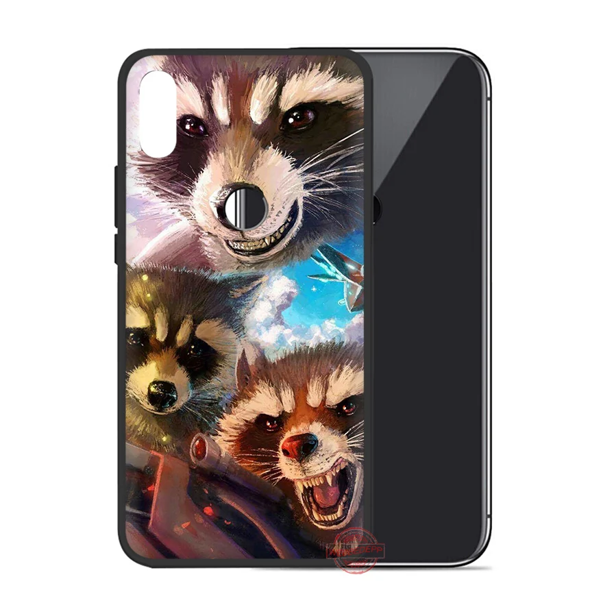 WEBBEDEPP Guardian Rocket Raccoon Groot Soft Case for Huawei P8 P9 P10 P20 P30 Lite Pro 2017 2018 2019 Cover | Мобильные телефоны и