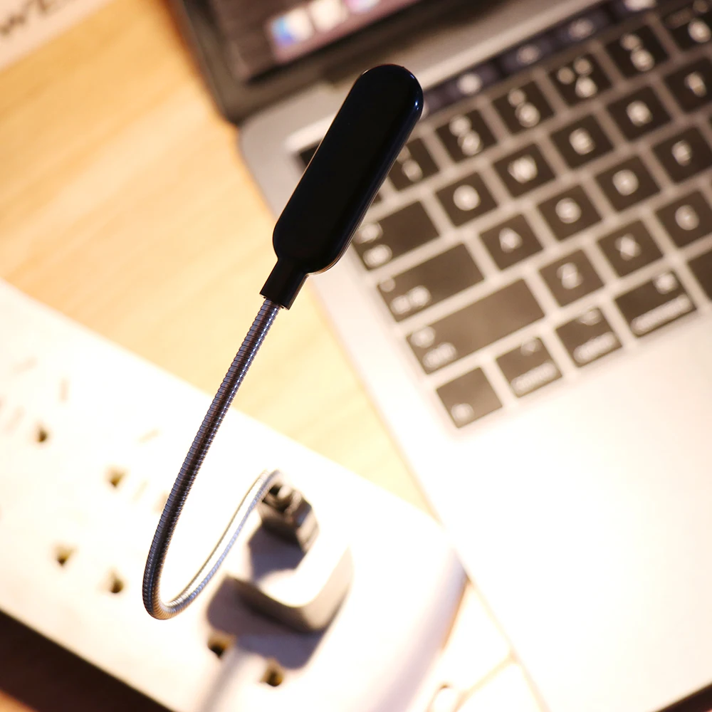 1 шт. мини светильник с 4 светодиодами и USB подсветкой гибкая яркая компьютерная