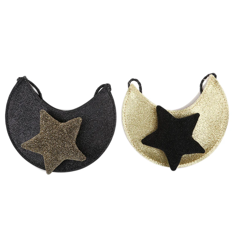 Детская сумка на плечо для девочек сумочка с рисунком Луны кошелек монет детей