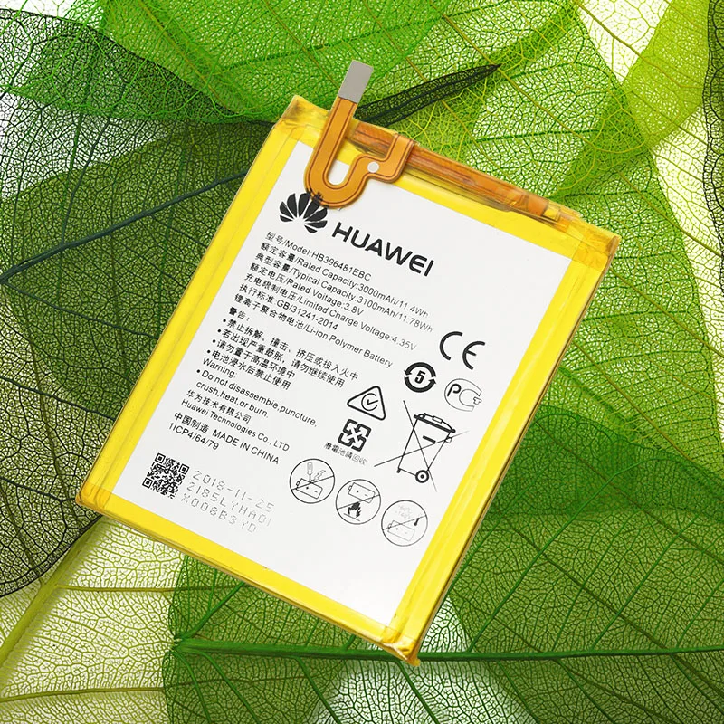 Huawei Original Battery HB396481EBC 3000mAh for MaiMang 4/ASCEND G7 PLUS/ HONOR 5X/ G8/ G8X RIO L03 -UL00/TL00/AL00 | Мобильные