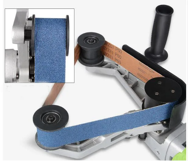 800 Вт Электрический ленточный шлифовальный станок набор инструментов для